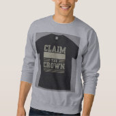 "Claim de kroon." Trui (Voorkant)