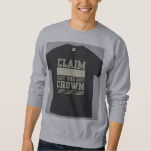 "Claim de kroon." Trui