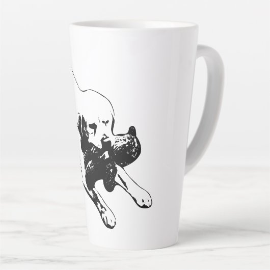 Claim de spot latte mok (Rechterhoek)