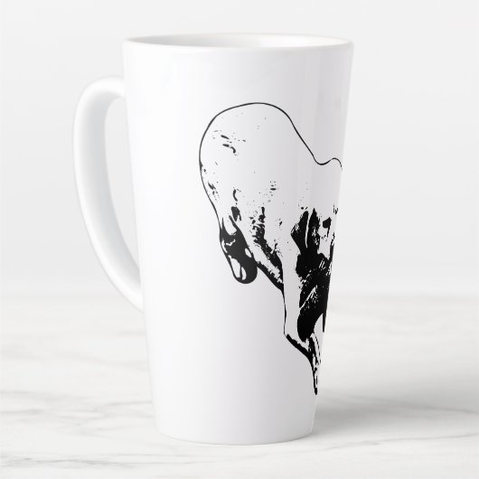 Claim de spot latte mok (Linkerhoek)