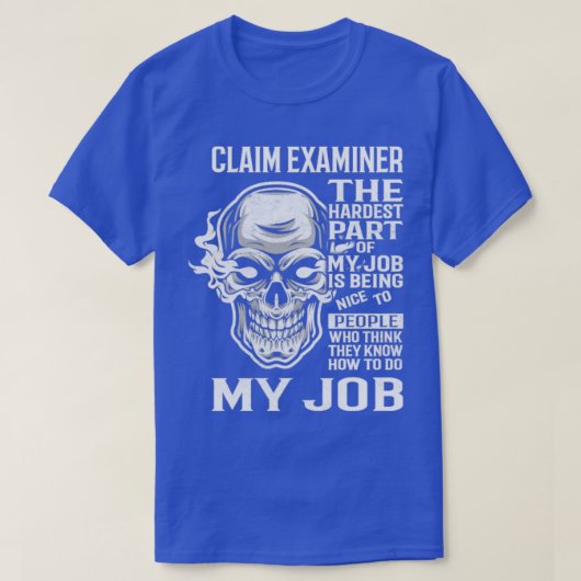 Claim Examiner T-shirt (Design voorkant)