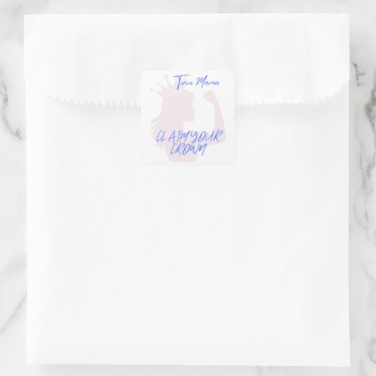 Claim uw Crown Sticker (Tas)