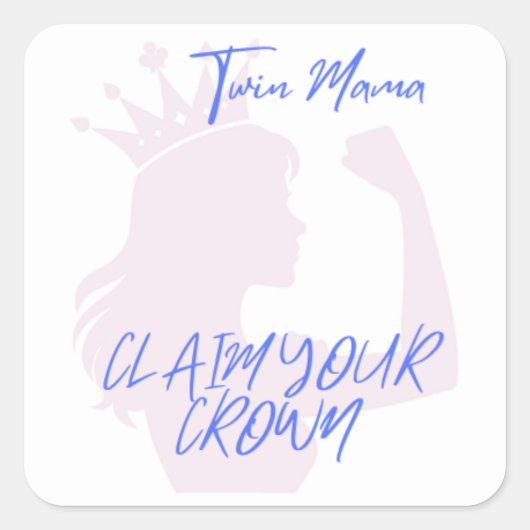 Claim uw Crown Sticker (Voorkant)