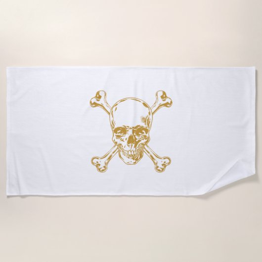 Claim Yer Zand, Vlieg Uw Vlag! Strandlaken (Voorkant)