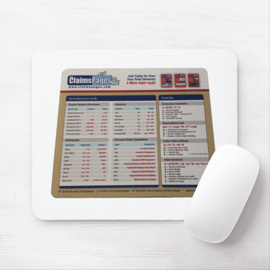 Claims Pages Official Mousepad Muismat (Met muis)
