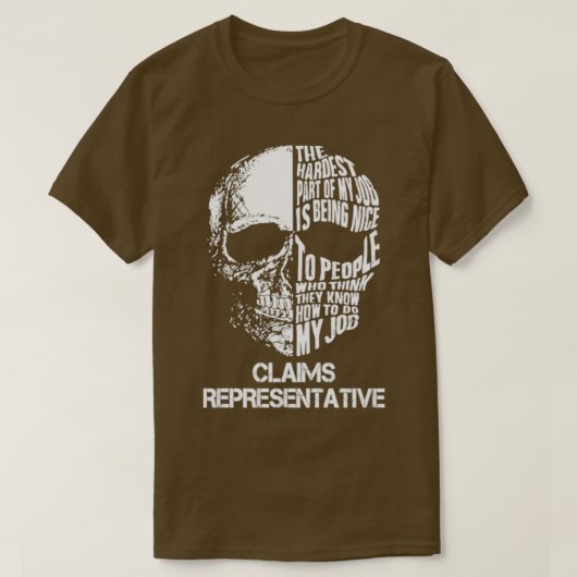 Claims Representative T-shirt (Design voorkant)