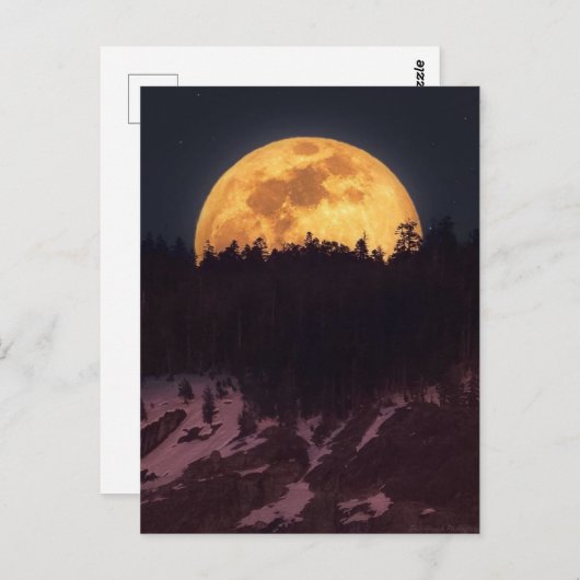 Clair de lune briefkaart (Voorkant / Achterkant)