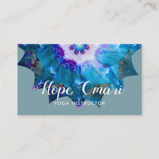 Clair de Lune | Peace Mandala Visitekaartje (Voorkant)