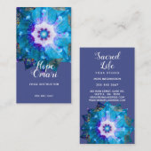 Clair de Lune | Peace Mandala Visitekaartje (Voorkant / Achterkant)