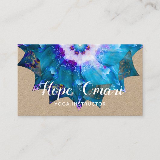 Clair de Lune | Peace Mandala Visitekaartje (Voorkant)