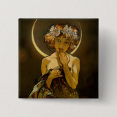 Clair de Lune Vierkante Button 5,1 Cm (Voorkant)