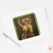 Clair de Lune Vierkante Sticker (Envelop)