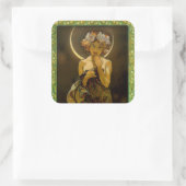 Clair de Lune Vierkante Sticker (Tas)