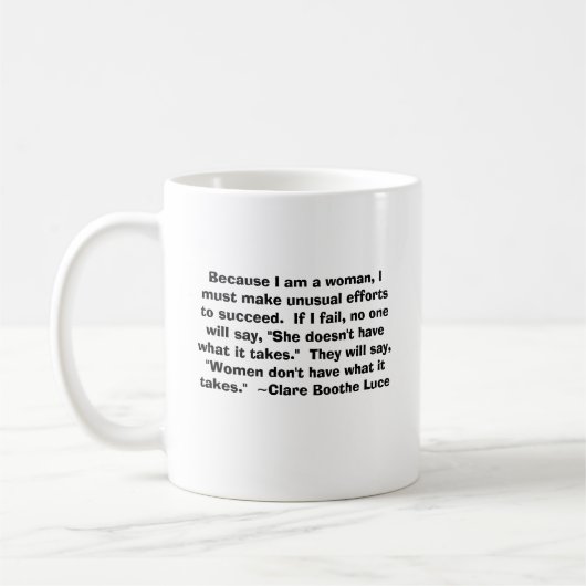 Claire Booth Luce Koffiemok (Links)