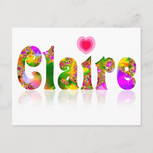 Claire Briefkaart (Voorkant)