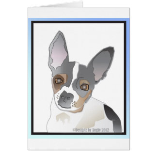 Claire grafische kaart voor blinde ontwerpen