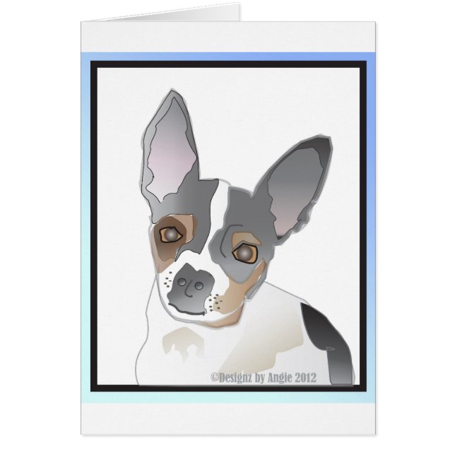 Claire grafische kaart voor blinde ontwerpen (Voorkant)