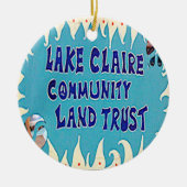 Claire Lake, Claire Atlanta, Lake Claire Keramisch Ornament (Voorkant)