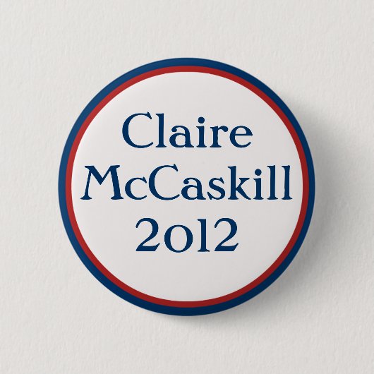 Claire McCaskill Button (Voorkant)