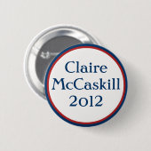 Claire McCaskill Button (Voorkant /achterkant)