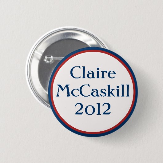  Claire McCaskill Button (Voorkant /achterkant)