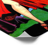 Claire Voyant Psychic Femme Fatale Comic Hoesje Poster (Hoek)