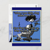 Claire's Schrijvers en leugenaars lijn Briefkaart (Voorkant / Achterkant)