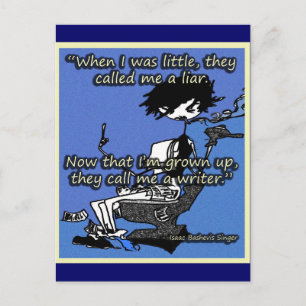 Claire's Writers & Liars line Briefkaart