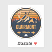 Clairmont, Alberta Sticker (Vel)