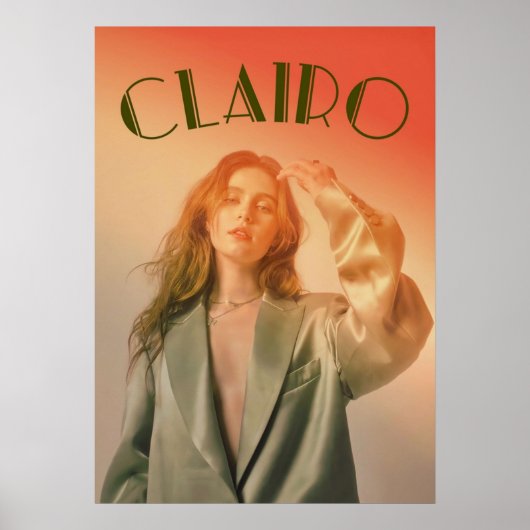 Clairo green poster (Voorkant)