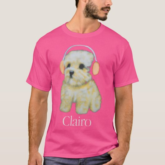 Clairo Hond T-shirt (Voorkant)