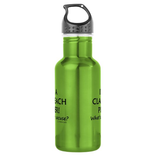 Clairseach Player Pardon Waterfles (Achterkant)