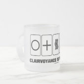 Clairvoyance is mijn mantra (Psyche Humor) Matglas Koffiemok (Voorkant links)