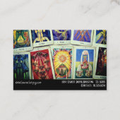 Clairvoyant Psychic Green Visitekaartje (Achterkant)