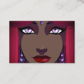 Clairvoyant Psychic Tarot Red Hair Visitekaartje (Achterkant)