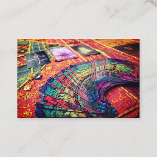 Clairvoyant Psychic Tarot Visitekaartje (Achterkant)