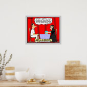 Clairvoyant voor cricketers poster (Keuken)