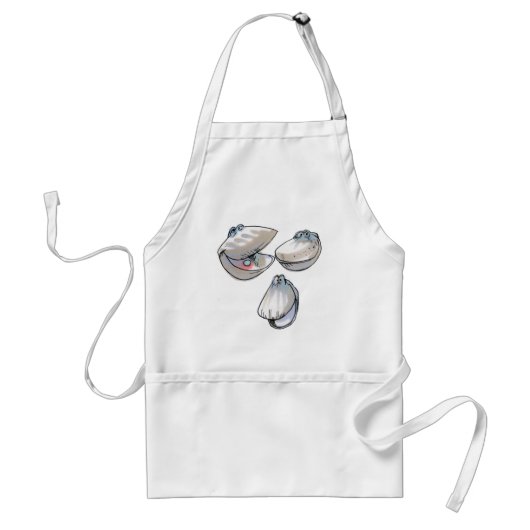 Clam Apron Standaard Schort (Voorkant)