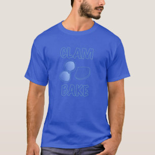 Clam Bake Clambake Retro Vintage Advertentie Sign  T-shirt