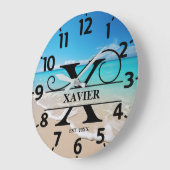 Clam Beach Scene X Monogram Grote Klok (Hoek)