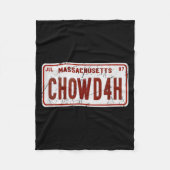 Clam Chowder Boston Accent Chowdah Funny  Fleece Deken (Voorkant)