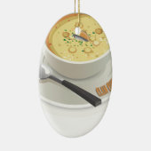 Clam Chowder Day - Waarderingsdag Keramisch Ornament (Rechts)