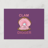 CLAM DIGGGER BRIEFKAART (Voorkant)