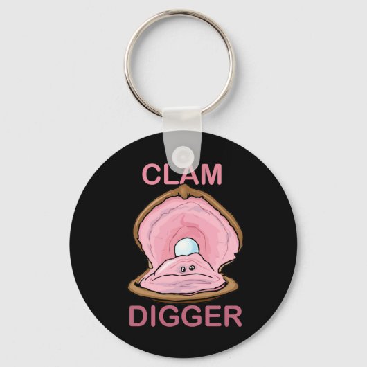 CLAM DIGGGER SLEUTELHANGER (Voorkant)
