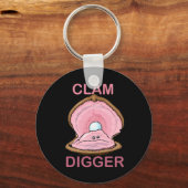 CLAM DIGGGER SLEUTELHANGER (Voorkant)
