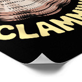 Clam Digging Costume Art For Men Women Boys Girls  Poster (Hoek)