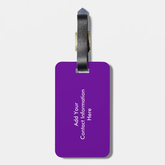 Clam en bewijs lezen bagagelabel (Achterkant verticaal)