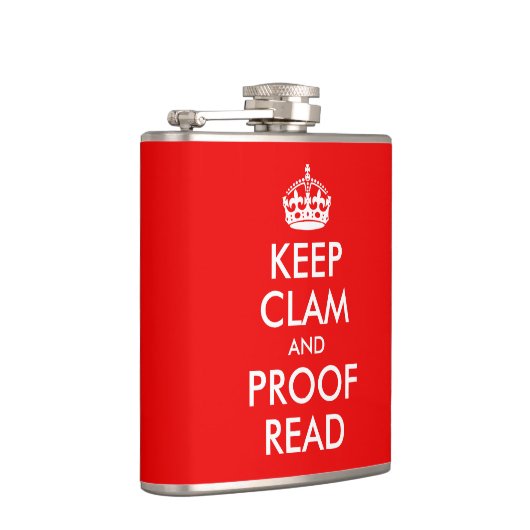 Clam en bewijs lezen heupfles (Rechts)