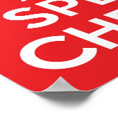 Clam en spel behouden poster (Hoek)