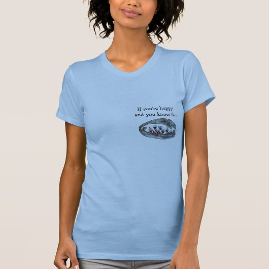Clam je mieren grappig T-shirt / Apparel (Voorkant)
